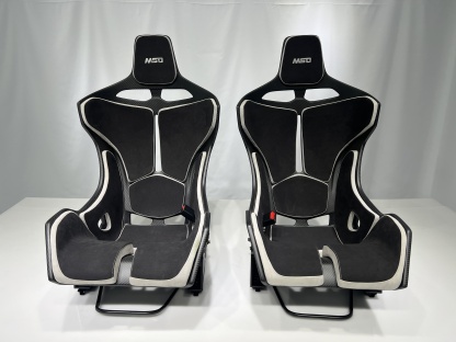 McLaren Senna Style Dry Carbon Bucket Seat - styling view