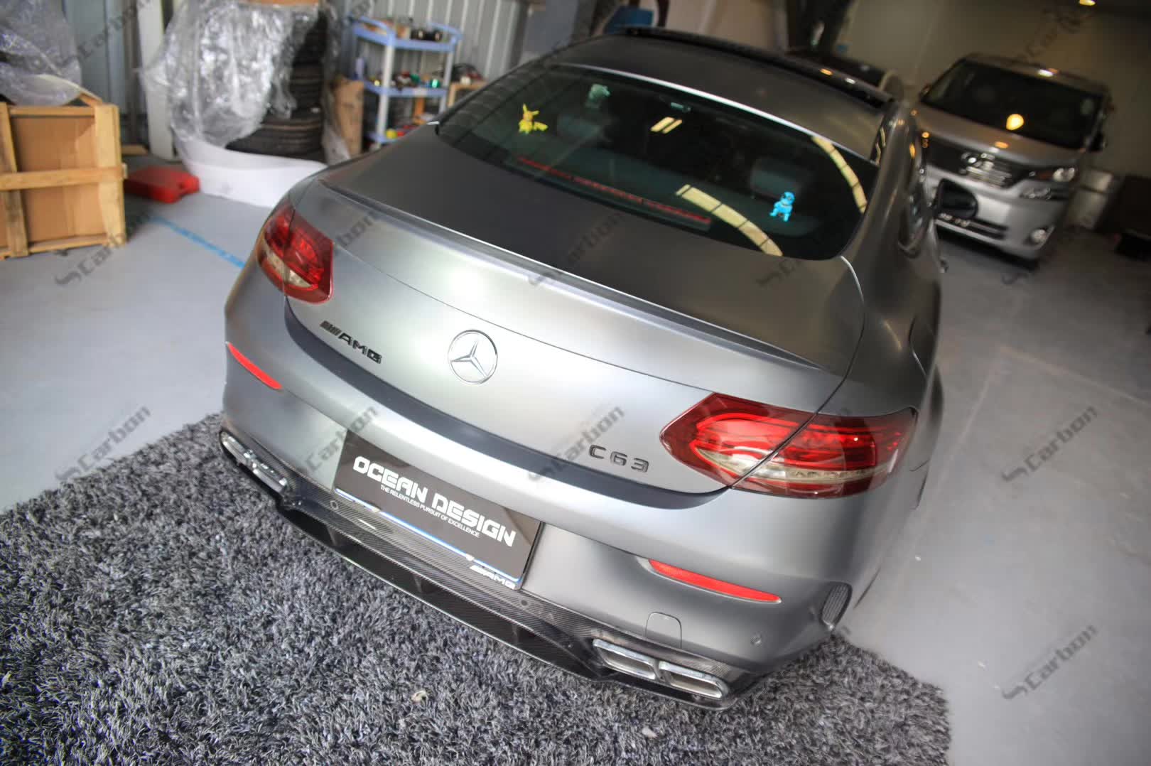 Mercedes-Benz C63 Coupe Edition One Style Carbon Fiber Parts - styling view
