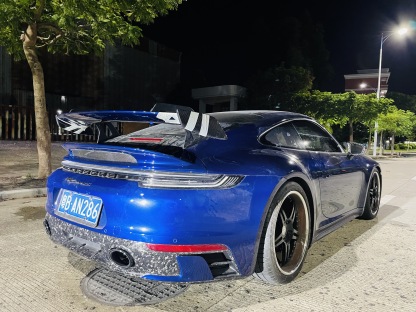 Porsche 911 992 Sport Design Style Rear Parts - styling view