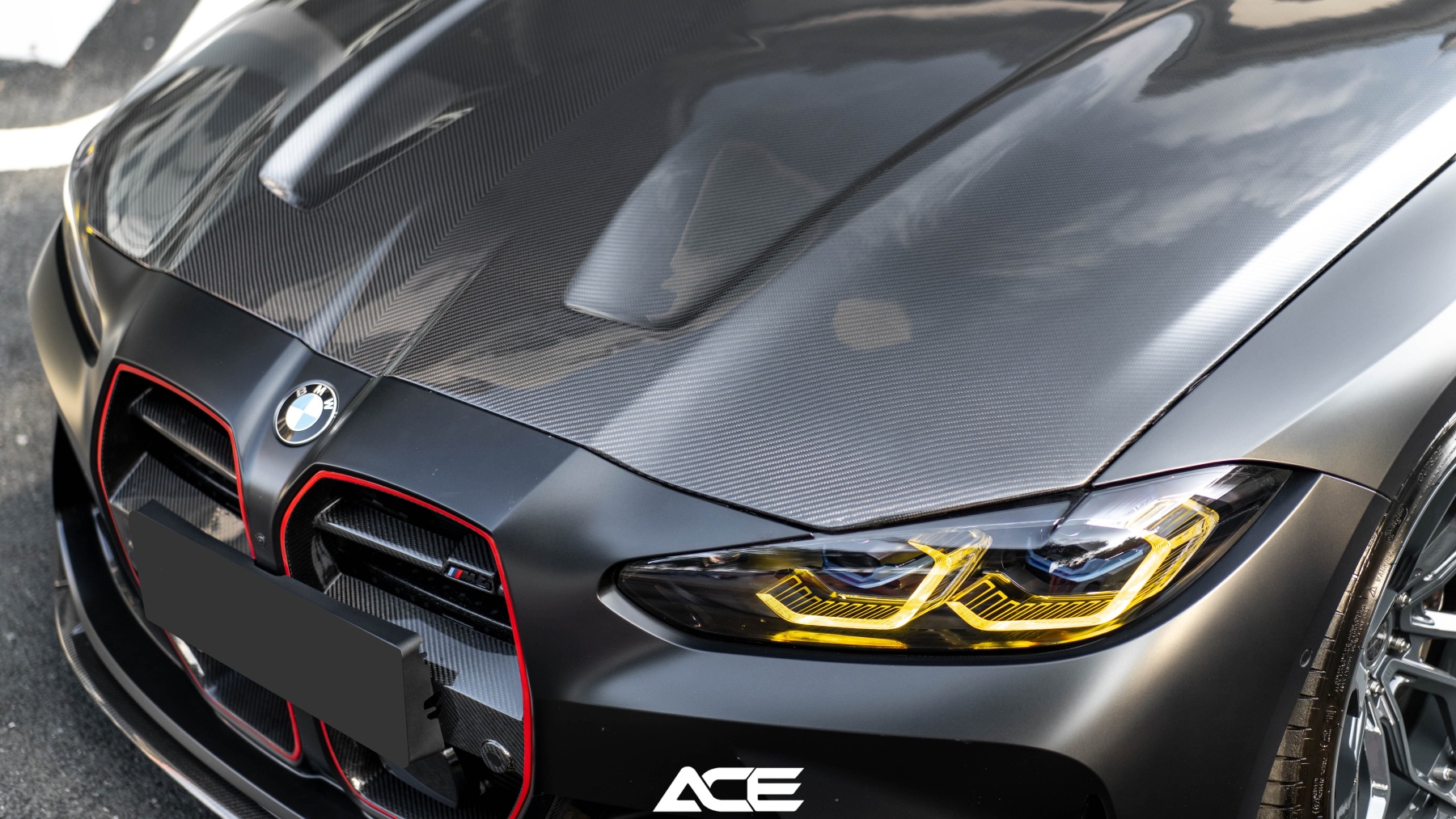 BMW G80 M3/G82 M4 CSL Style Dry Carbon Parts - styling view