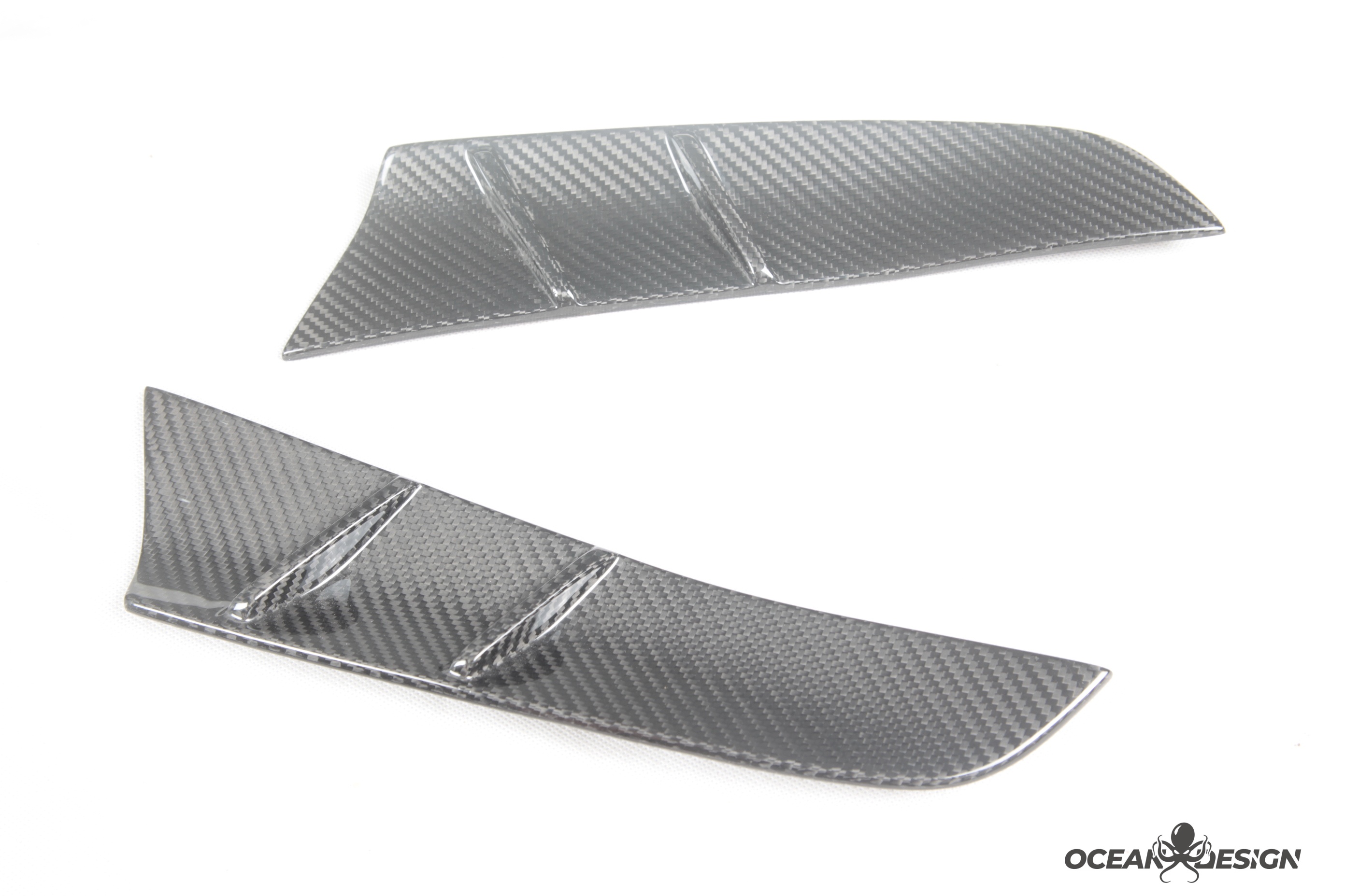 2021–2025 BMW M3 (G80) / M4 (G82) CSL Style Front Fender Trim – Dry Carbon Fiber