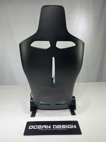 McLaren Senna Style Dry Carbon Bucket Seat - styling view