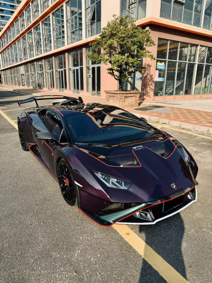 Lamborghini LP580/600/610 STO Style Dry Carbon Conversion Kit - styling view
