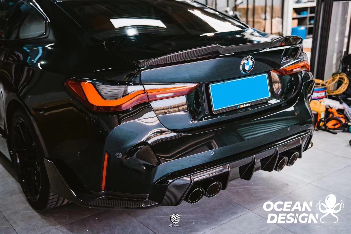 BMW G80 M3/G82 M4 Maxton MT Style Dry Carbon Parts - styling view