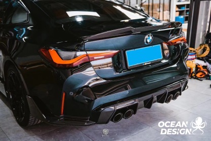 BMW G80 M3/G82 M4 Maxton MT Style Dry Carbon Parts - styling view