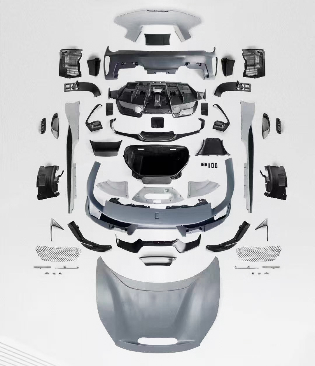 Ferrari 488 GTB/Spider Pista Style PP and Carbon Conversion Configurations - styling view