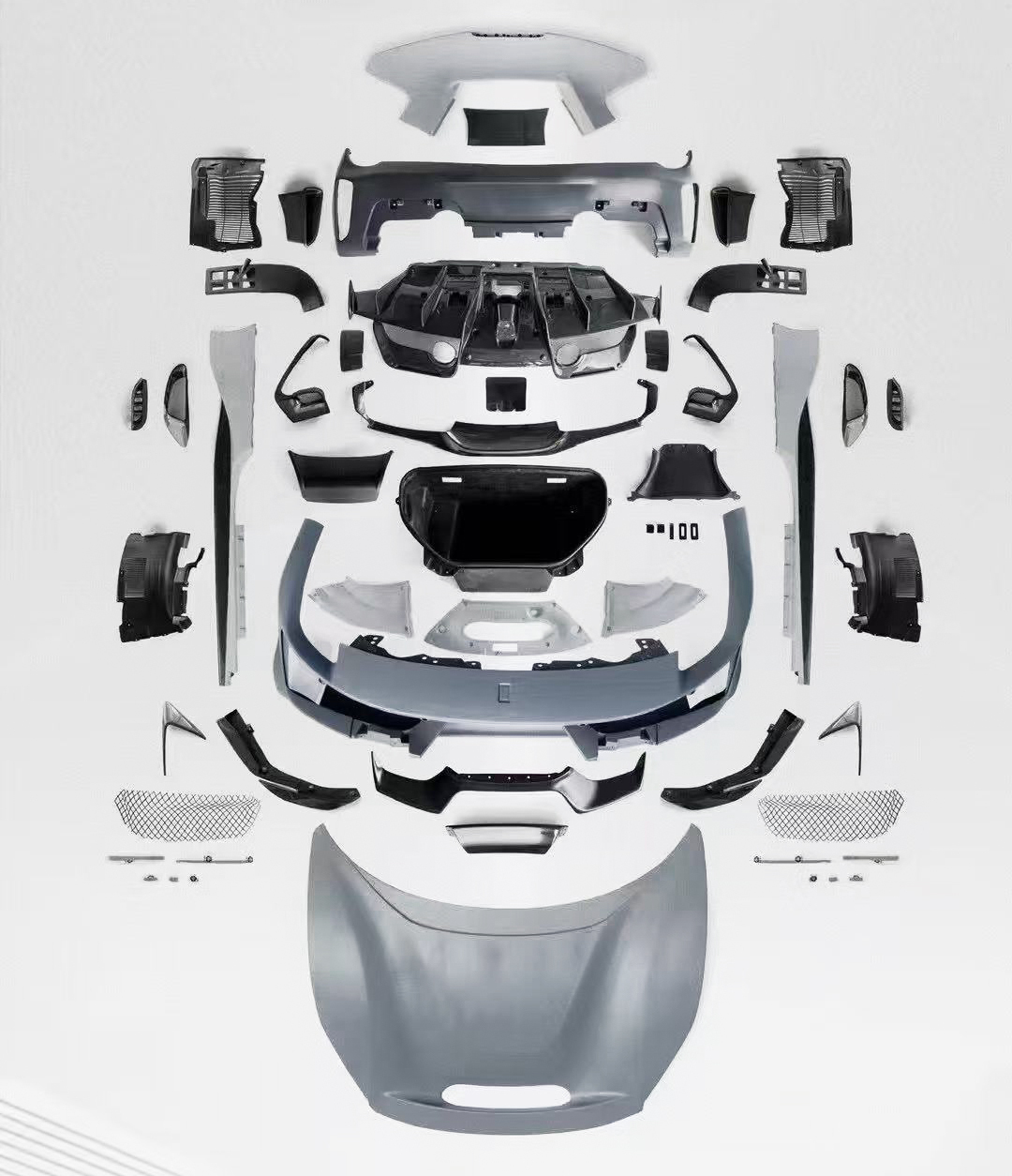 Ferrari 488 GTB/Spider Pista Style PP and Carbon Conversion Configurations - styling view