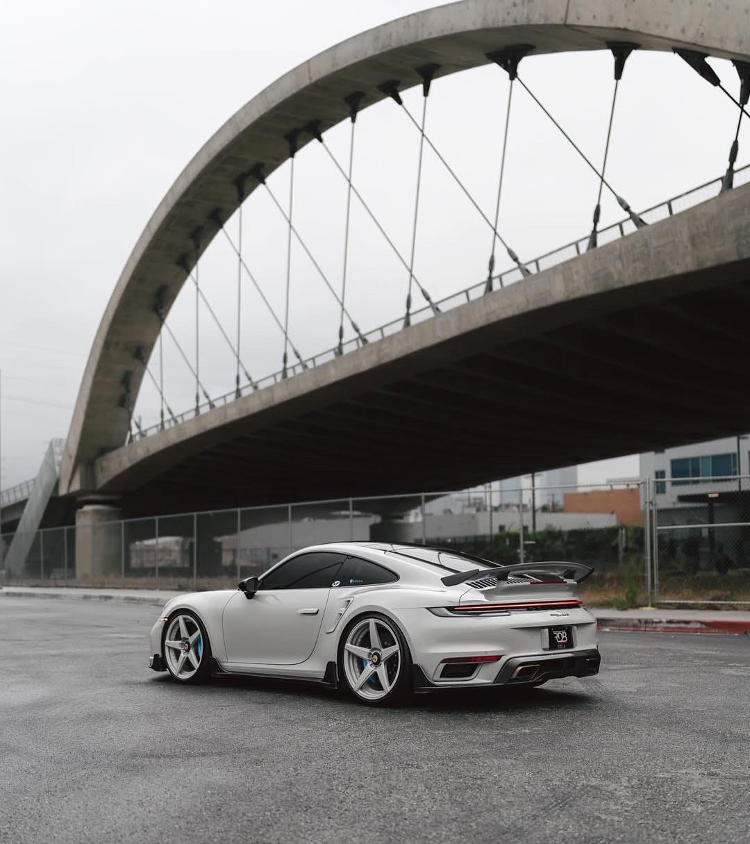 Porsche 911 992.1 Turbo S 9D Style Dry Carbon Parts - styling view