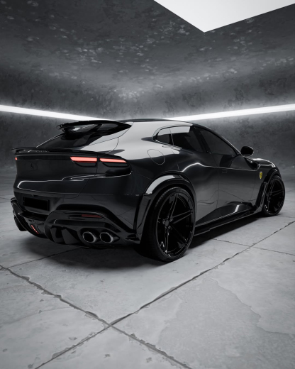 Ferrari Purosangue Ocean Design Style Dry Carbon Parts - styling view