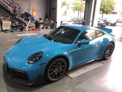 Porsche 911 992.1 Turbo S Style Parts - styling view