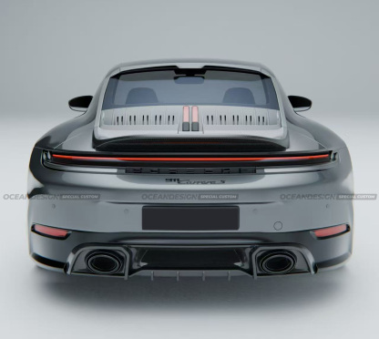 Porsche 911 992.2 Ocean Design Dry Carbon Parts - styling view