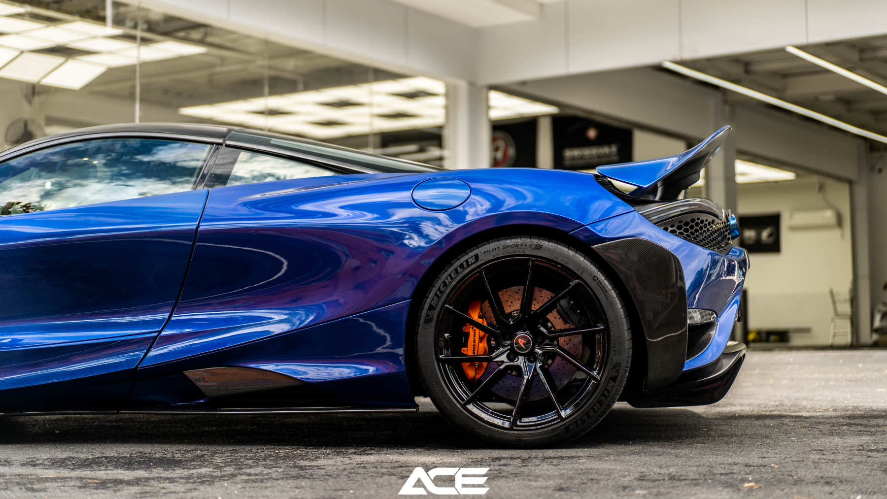 McLaren 720S to 765LT Style Dry Carbon Conversion Kit - styling view
