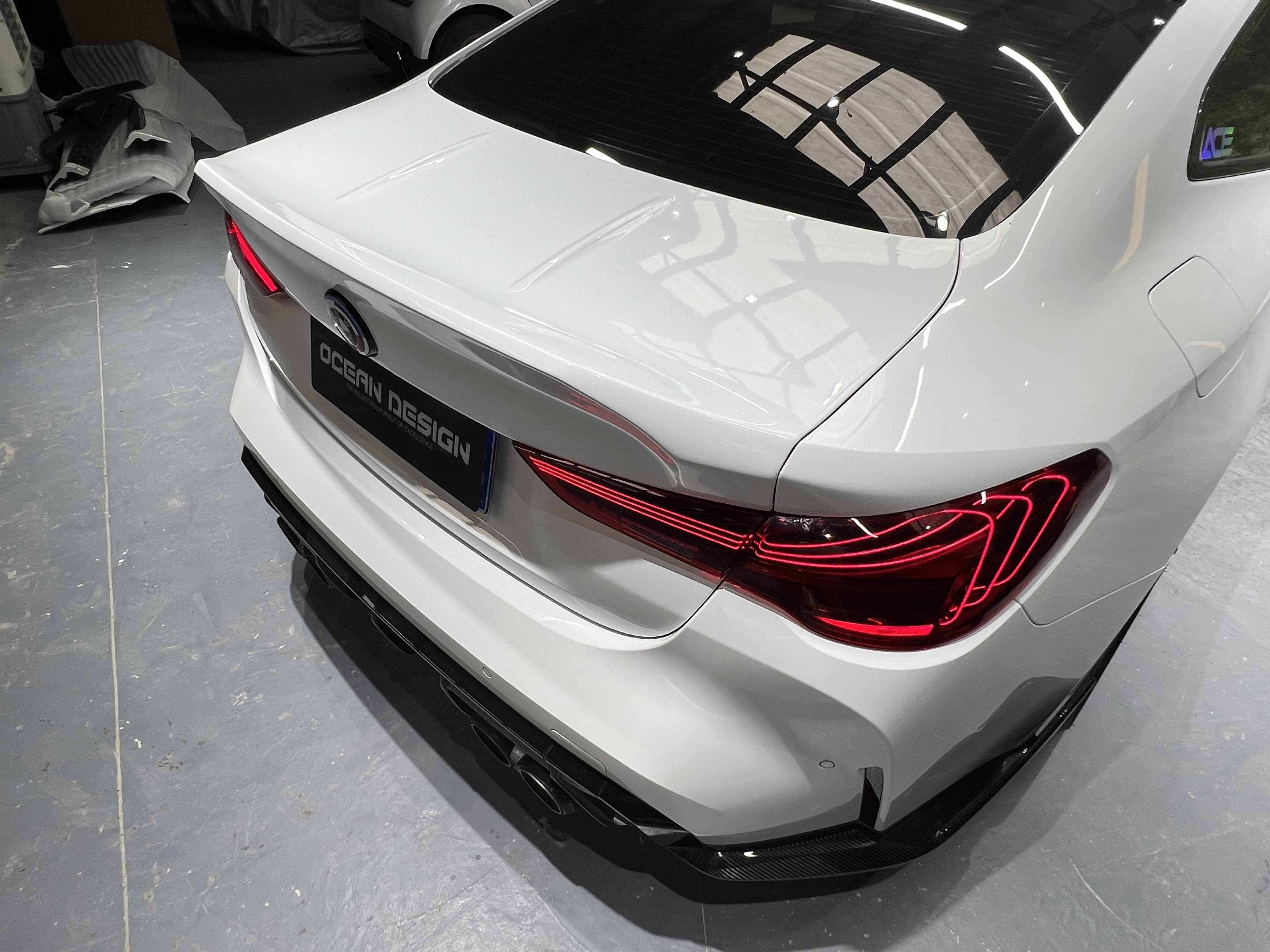 BMW G80 M3/G82 M4 CSL Style Dry Carbon Parts - styling view