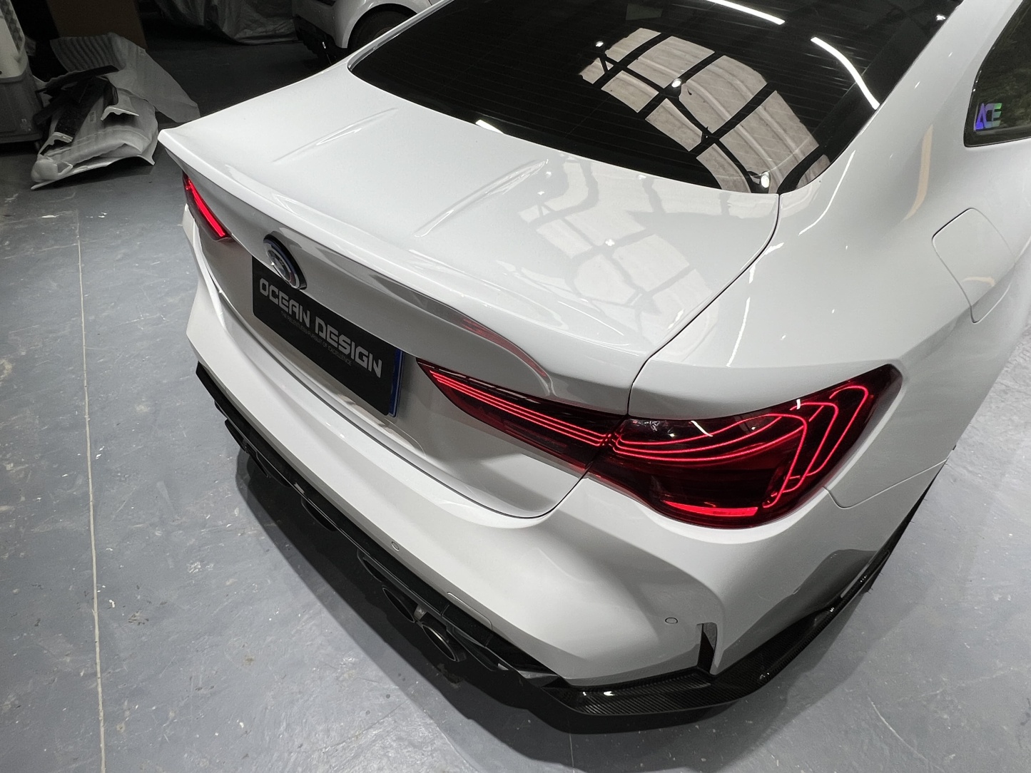 BMW G80 M3/G82 M4 CSL Style Dry Carbon Parts - styling view