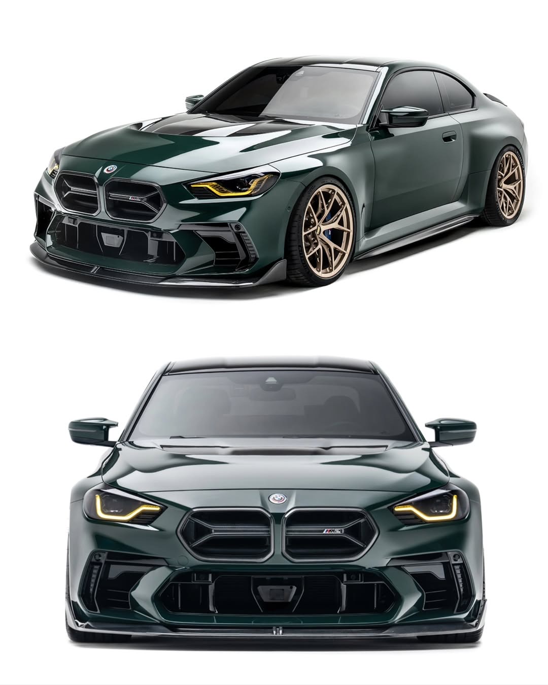 BMW G87 M2 AR V2 Style Dry Carbon Parts - styling view