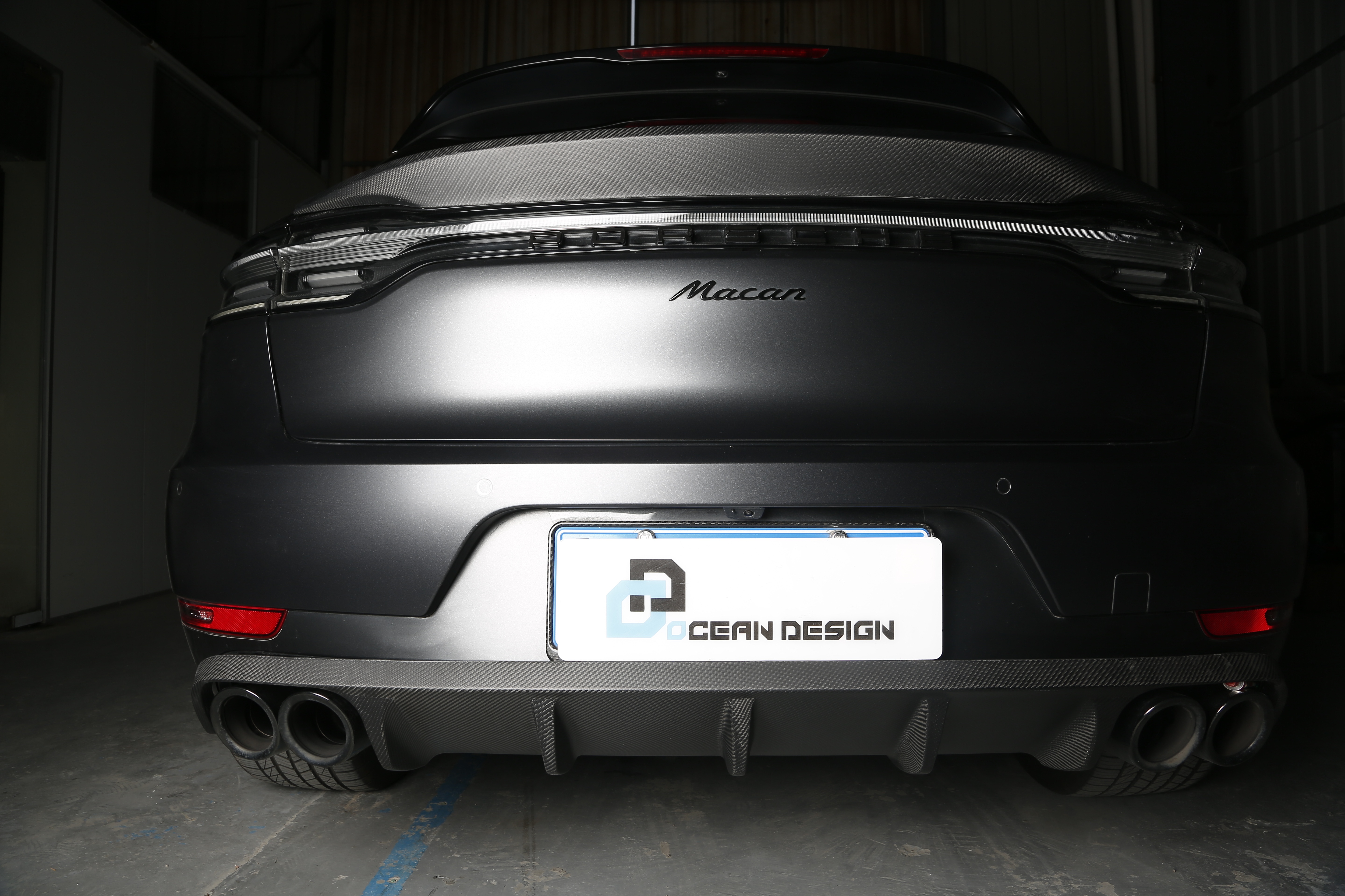 Porsche Macan TEHCART Style Parts - styling reference for Rear Lip
