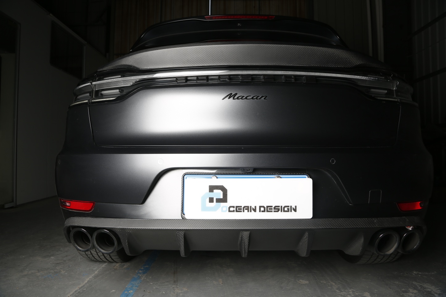 Porsche Macan TEHCART Style Parts - styling reference for Rear Lip