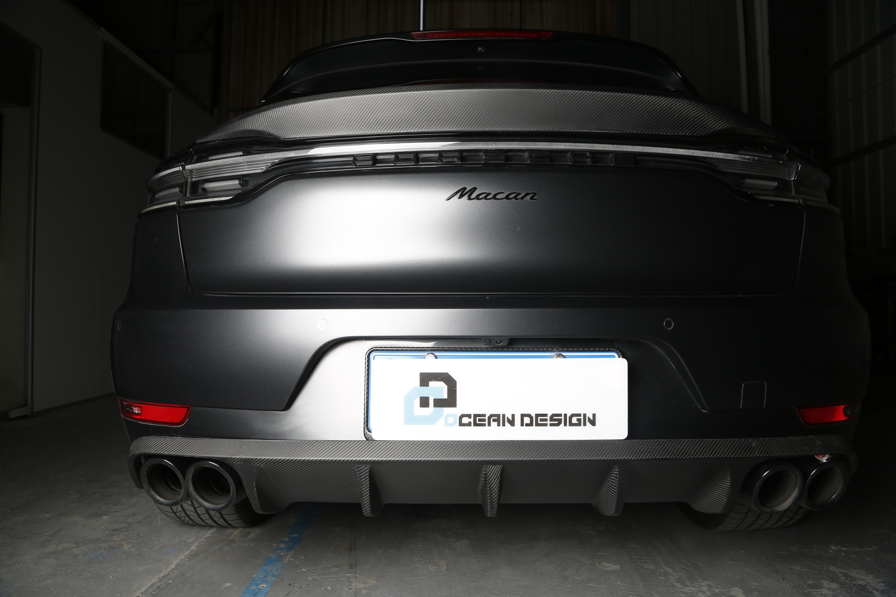 Porsche Macan TEHCART Style Parts - styling reference for Rear Lip
