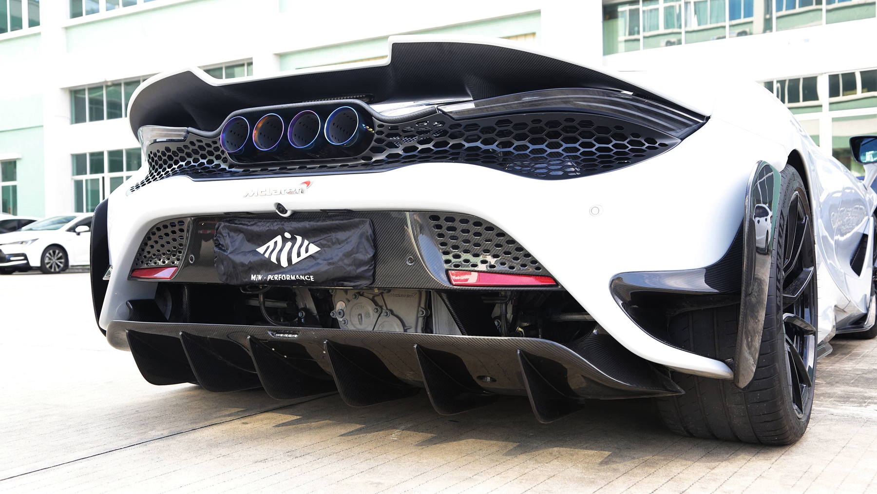 McLaren 720S to 765LT Style Dry Carbon Conversion Kit - styling view