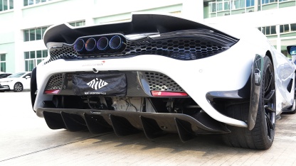 McLaren 720S to 765LT Style Dry Carbon Conversion Kit - styling view