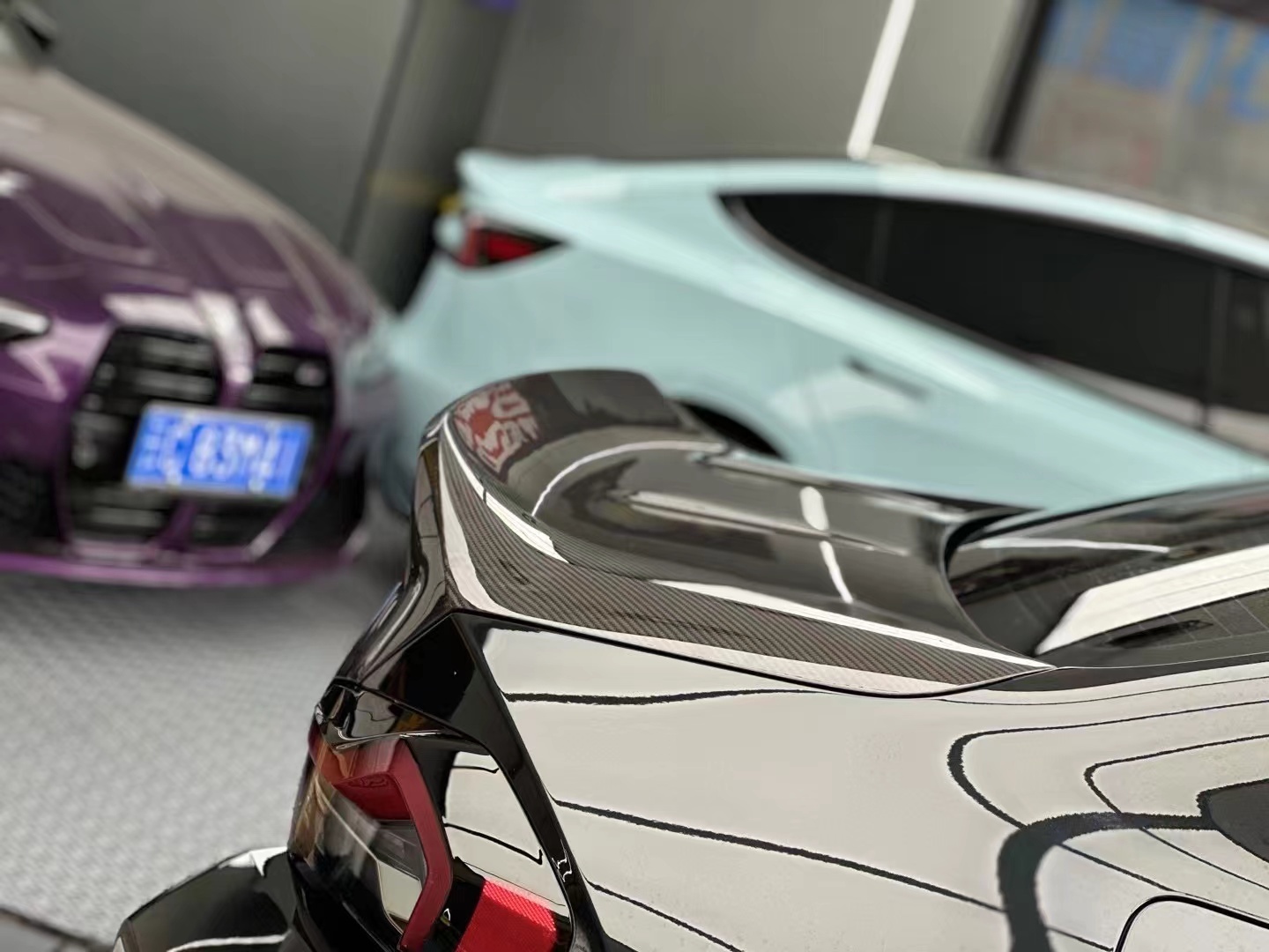 BMW G87 M2 Ocean Design CSL Style Dry Carbon Trunk Lid - styling view