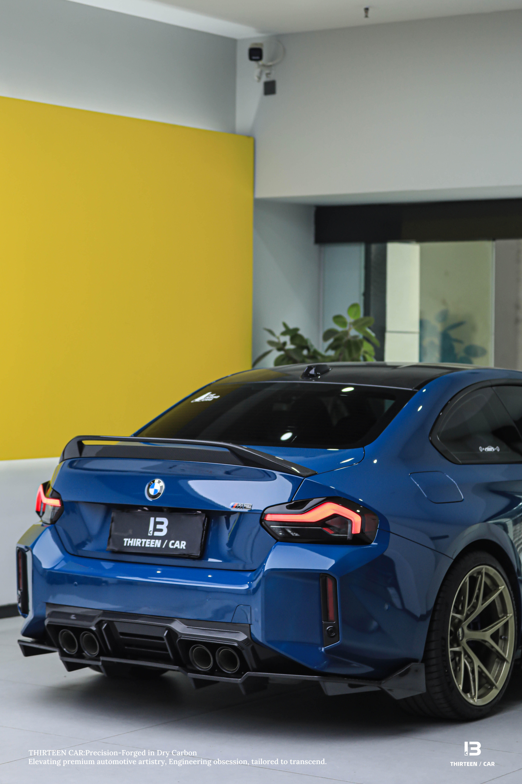 BMW G87 M2 AR V2 Style Dry Carbon Parts - styling view