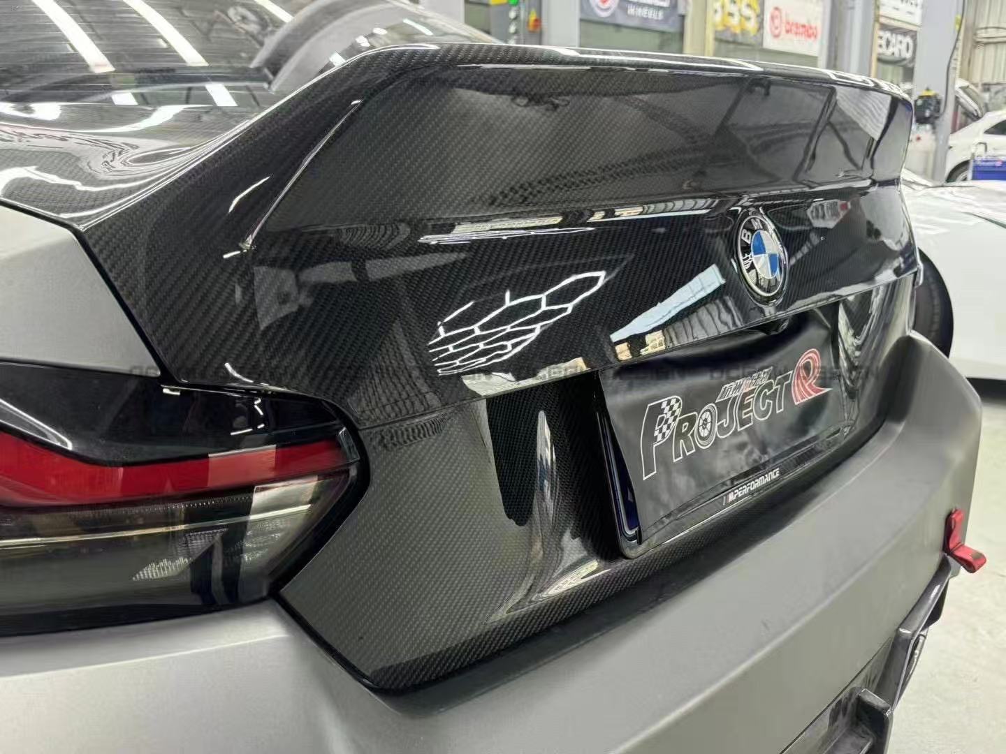 BMW G87 M2 Ocean Design CSL Style Dry Carbon Trunk Lid - styling view