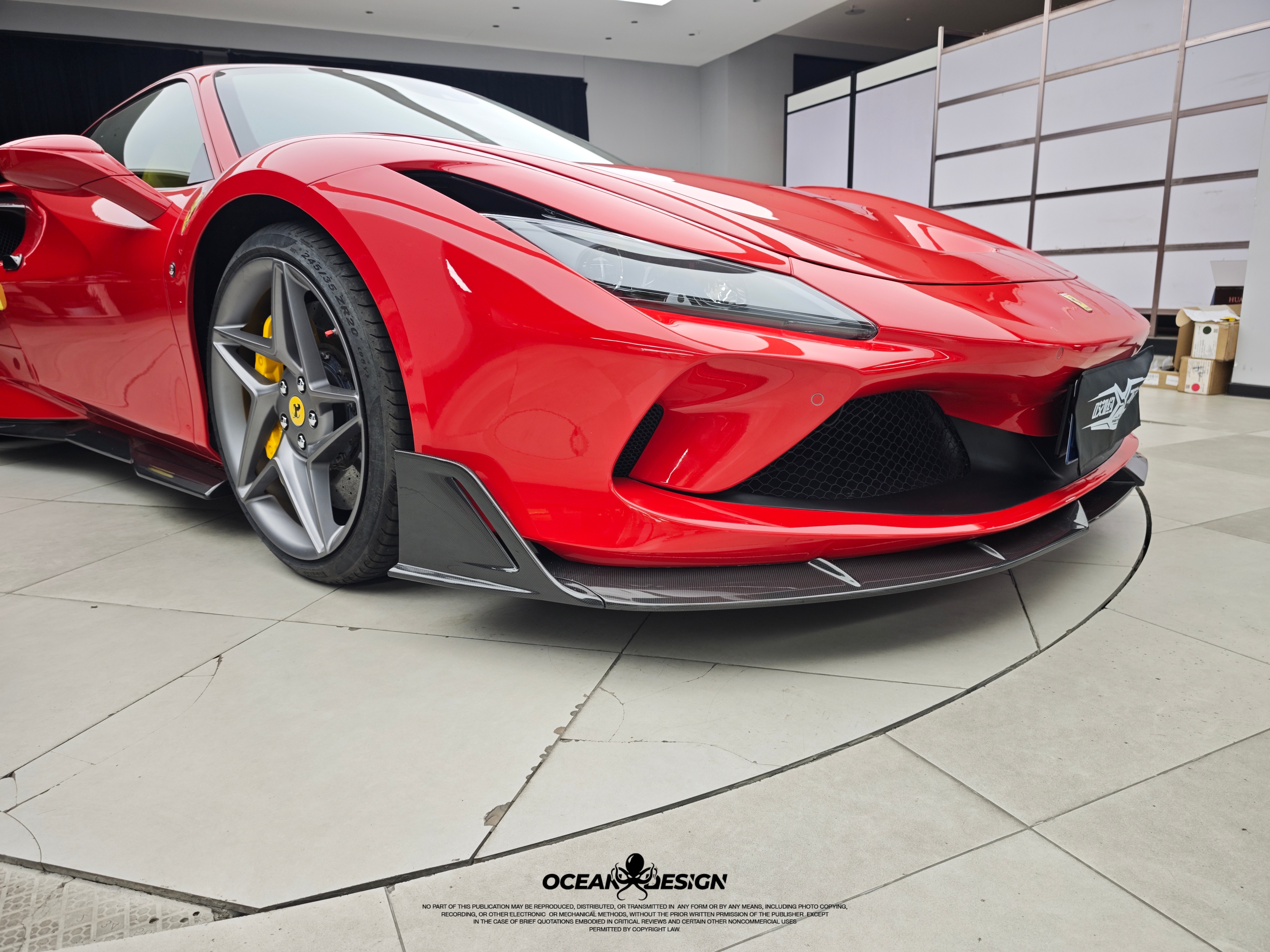Ferrari F8 MSY Style Parts - styling view
