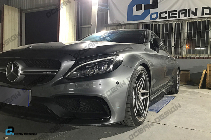 Mercedes-Benz C63 Coupe Edition One Style Carbon Fiber Parts - styling view