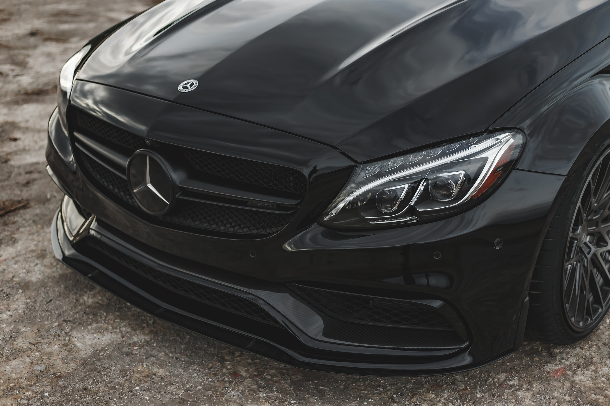 Mercedes-Benz C63 Coupe ModCarbon Style Parts - styling view