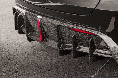 Tesla Model Y Ocean Design Gen 1 Style Dry Carbon Parts - styling view