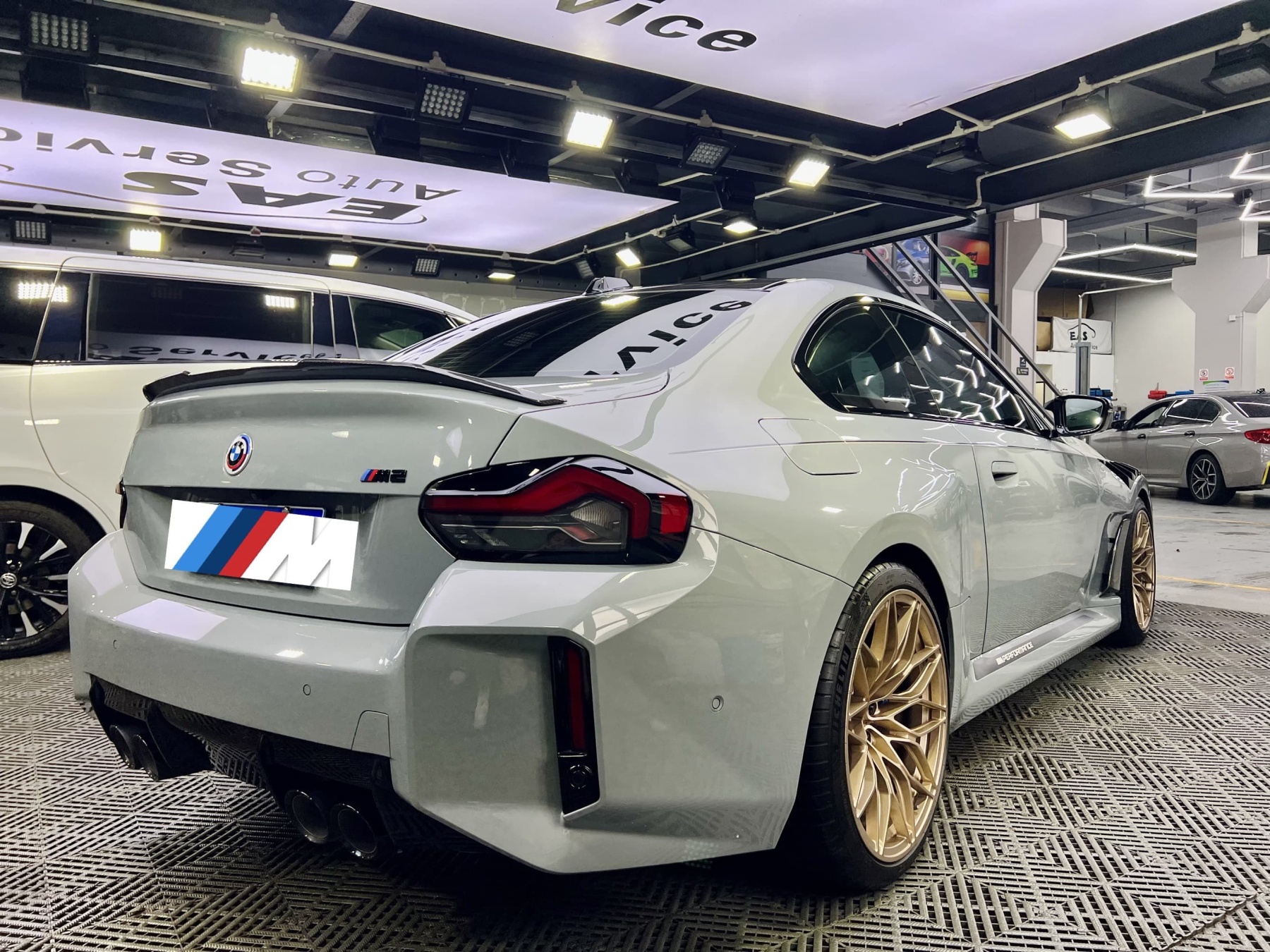 BMW G87 M2 AP Style Dry Carbon Parts - styling view