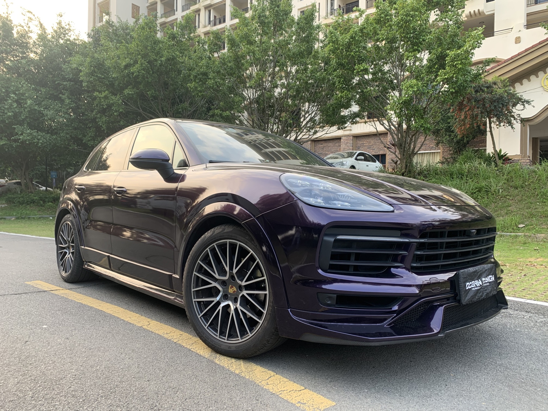 Porsche Cayenne OD Style Carbon Fiber Parts - styling view
