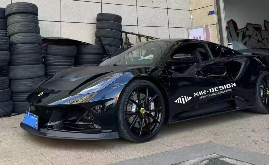 Lotus Emira V Style Dry Carbon Parts - styling view
