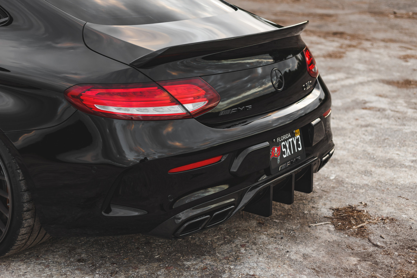 Mercedes-Benz C63 Coupe ModCarbon Style Parts - styling view