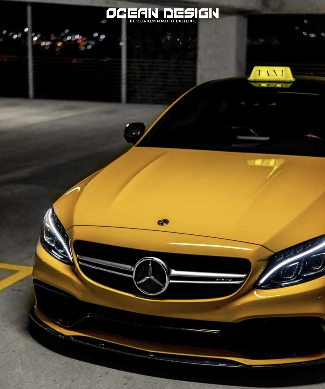 Mercedes-Benz C63 Coupe ModCarbon Style Parts - styling view