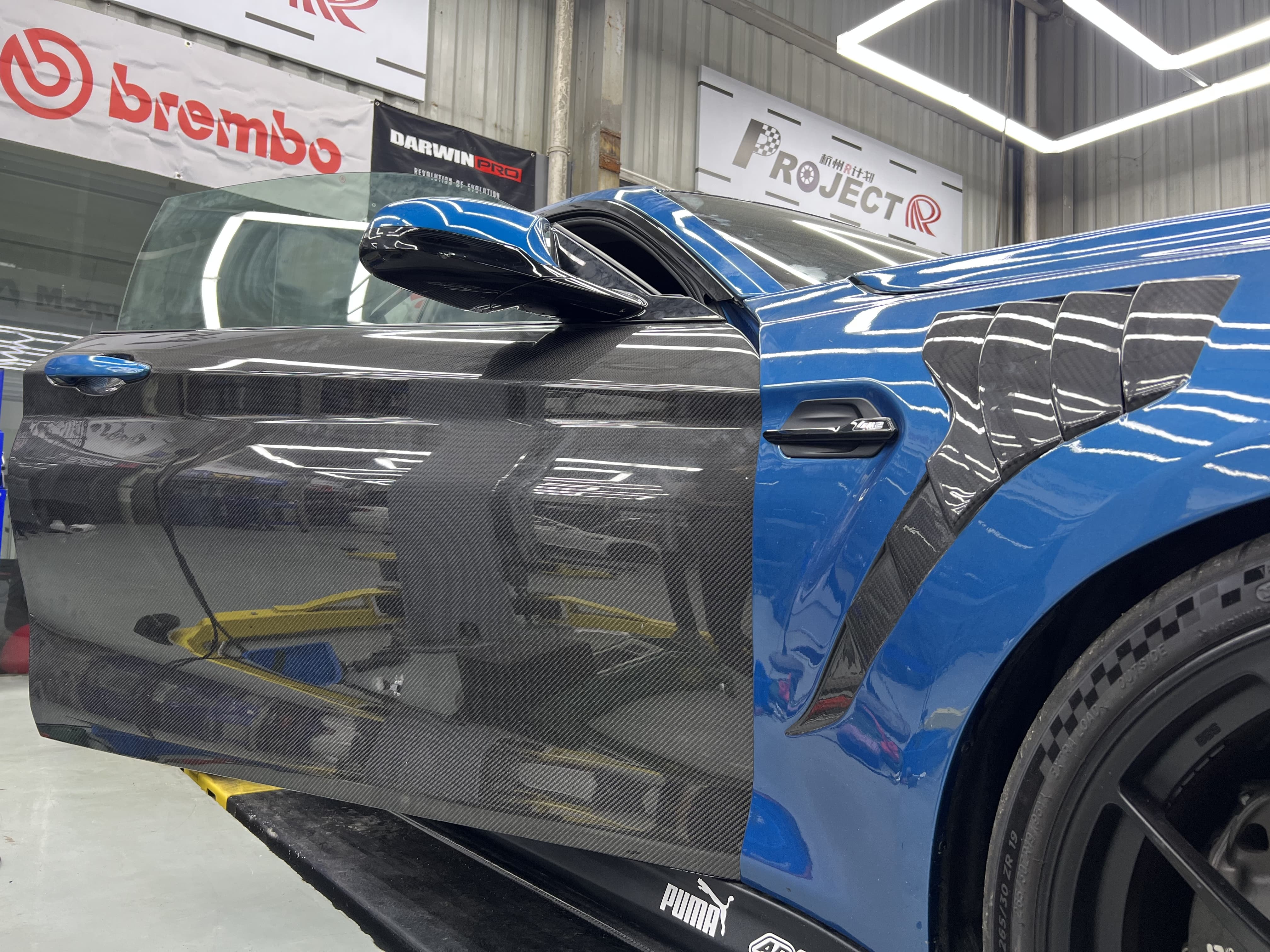 BMW F87 M2C OEM Style Carbon Fiber Body Parts - styling view