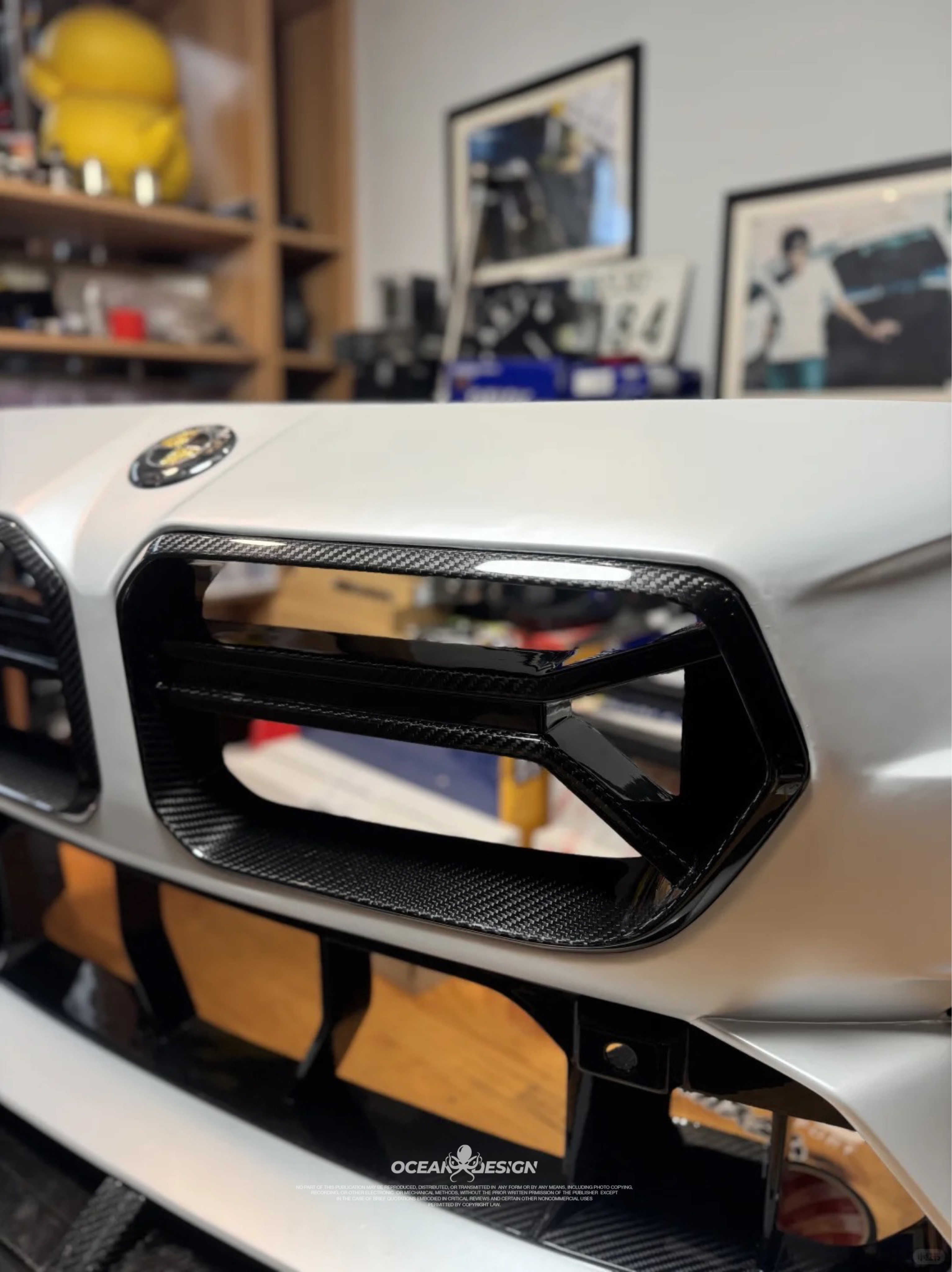 BMW G87 M2 AR V2 Style Dry Carbon Parts - styling view