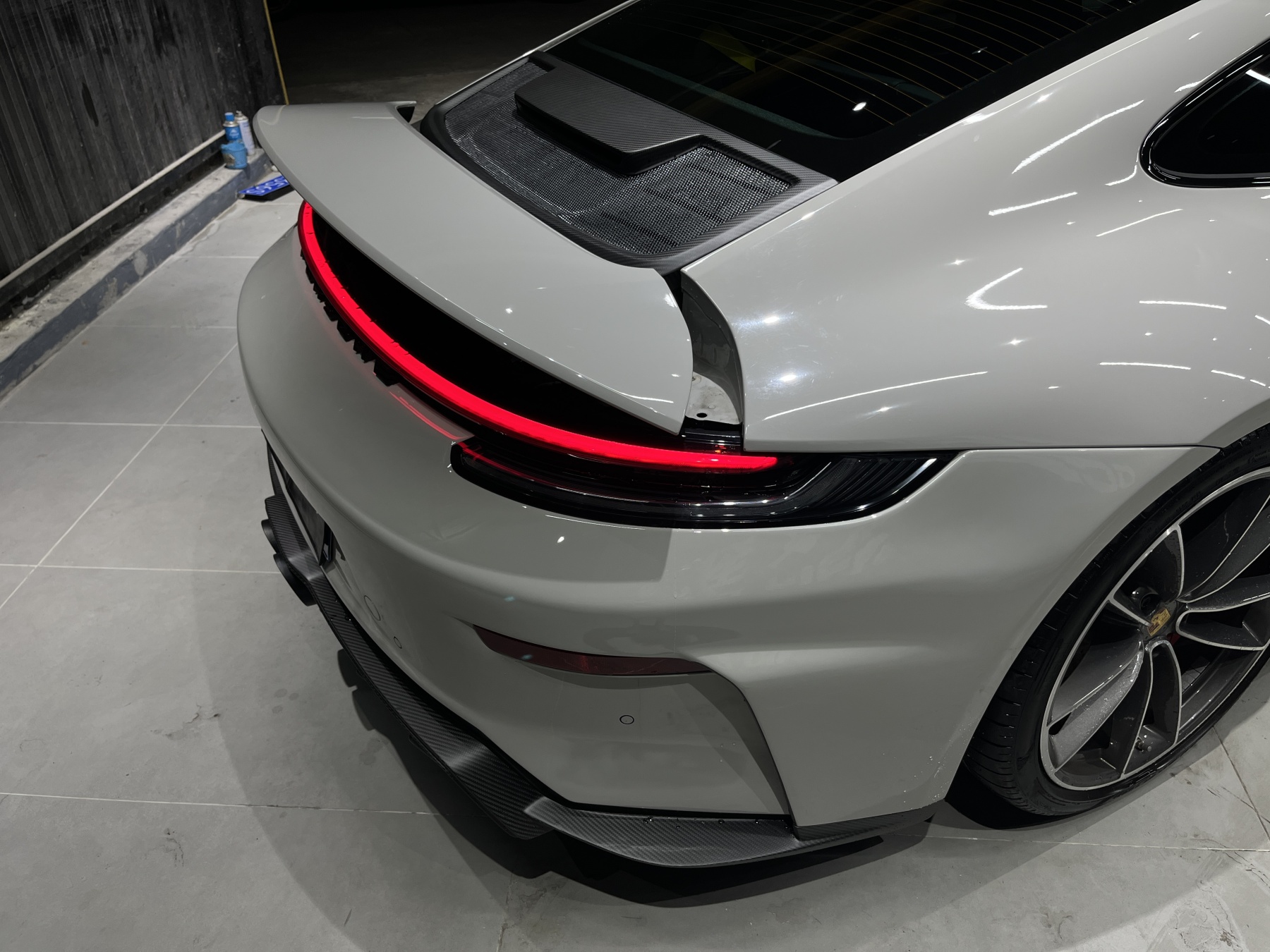 Porsche 992 to 992.2 GT3 Touring Style Rear Parts - styling view