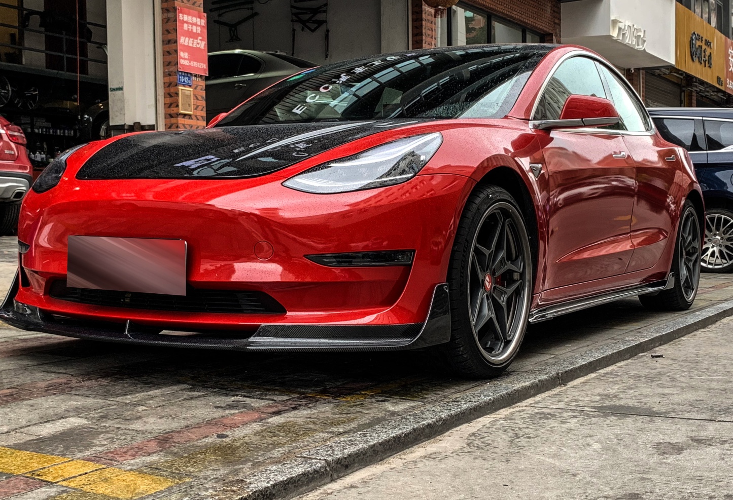 Tesla Model 3 V Style Parts - styling view