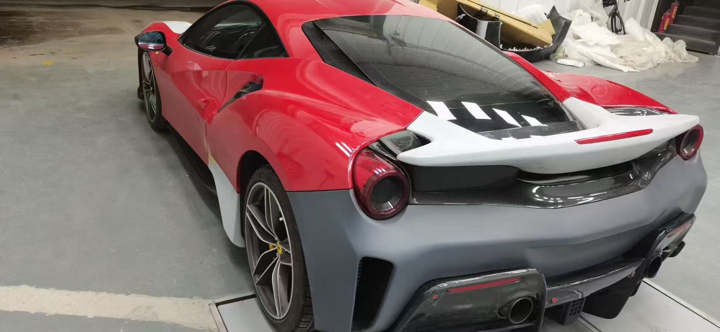 Ferrari 488 GTB/Spider Pista Style PP and Carbon Conversion Configurations - styling view