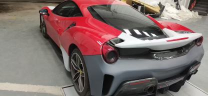 Ferrari 488 GTB/Spider Pista Style PP and Carbon Conversion Configurations - styling view