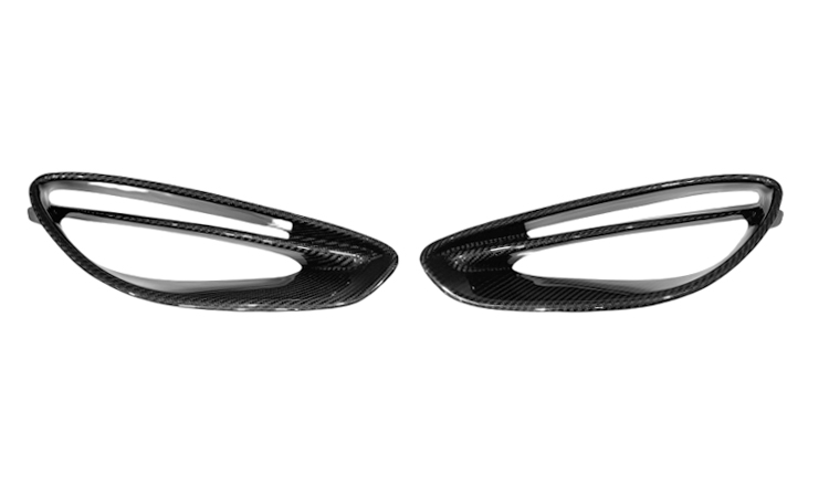 Lotus Emira Ocean Design Style Dry Carbon Parts - styling reference for Side Vents
