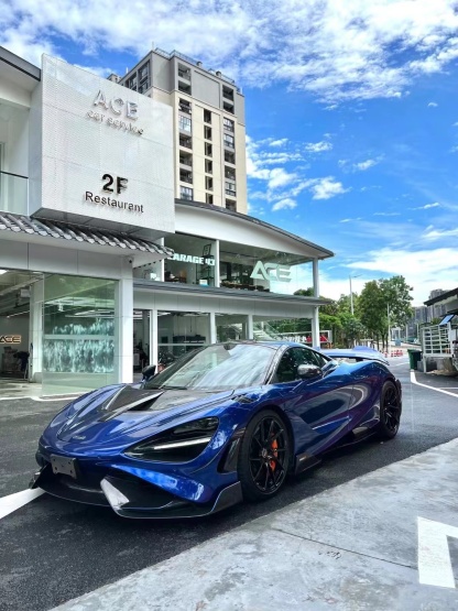 McLaren 720S to 765LT Style Dry Carbon Conversion Kit - styling view