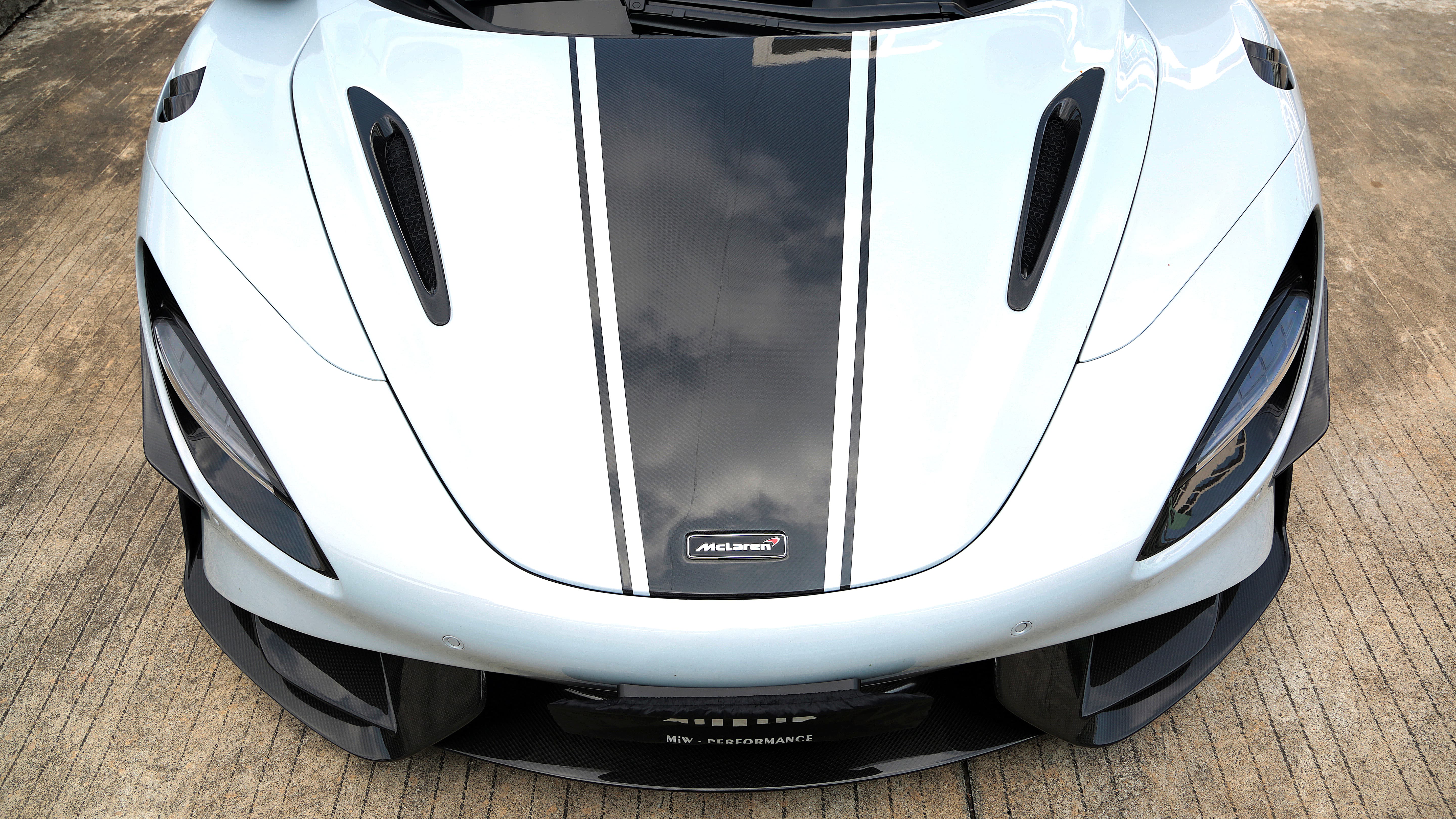 McLaren 720S to 765LT Style Dry Carbon Conversion Kit - styling view