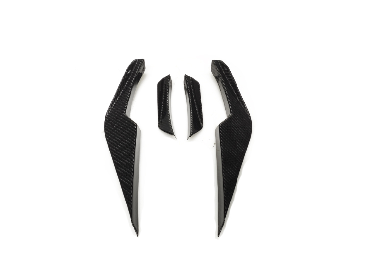 BMW G80 M3/G82 M4 AC Style Dry Carbon Lip and Canards - styling reference for GT Canards