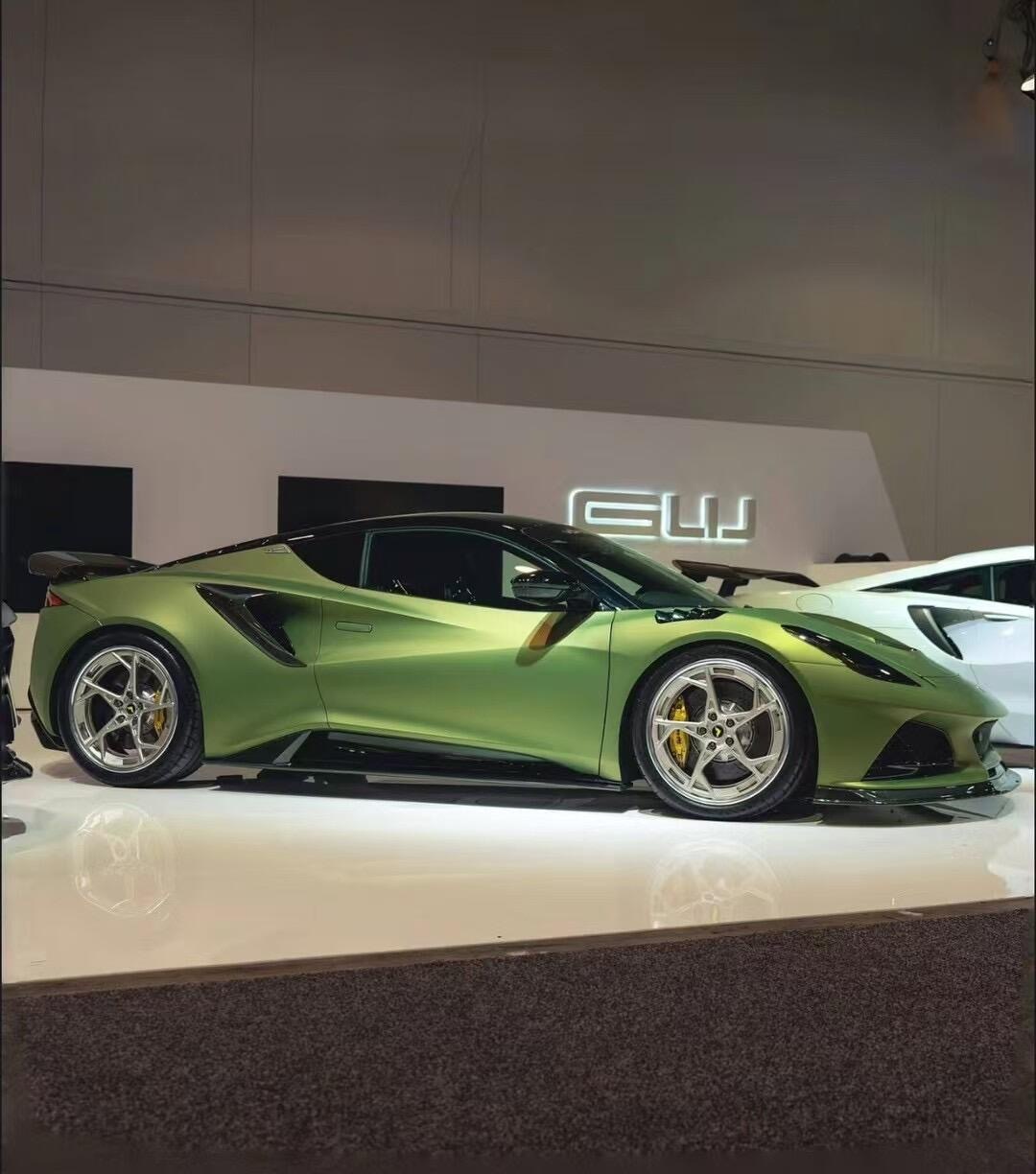 Lotus Emira V Style Dry Carbon Parts - styling view