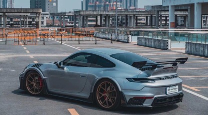Porsche 911 992.1 Ghost Style Dry Carbon Parts - styling view