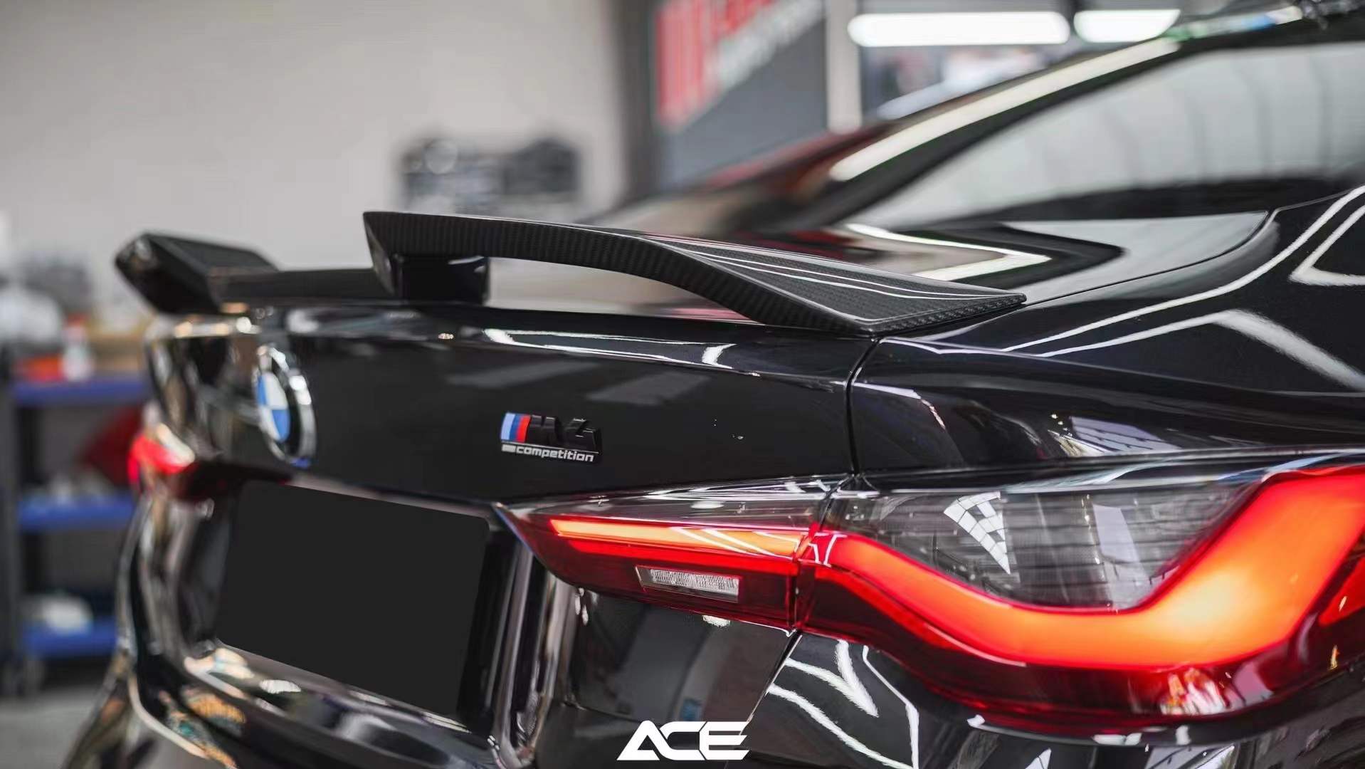 BMW G80 M3/G82 M4 V Style Dry Carbon Parts - styling view