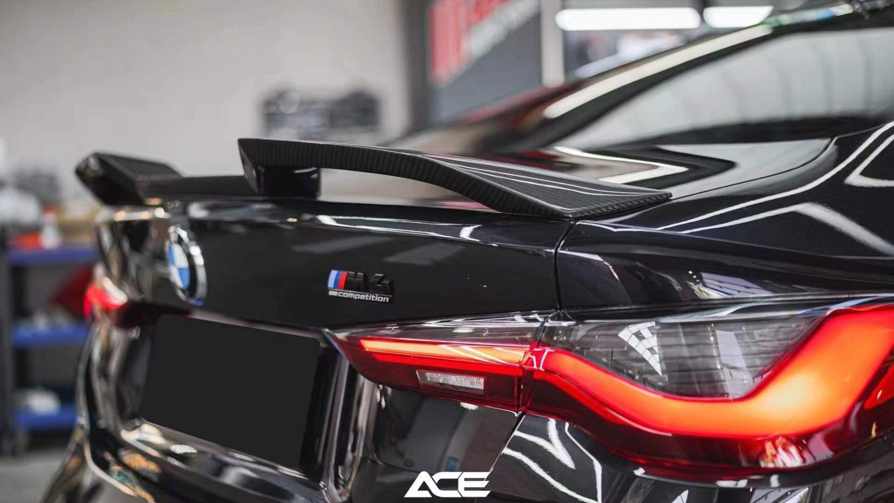 BMW G80 M3/G82 M4 V Style Dry Carbon Parts - styling view